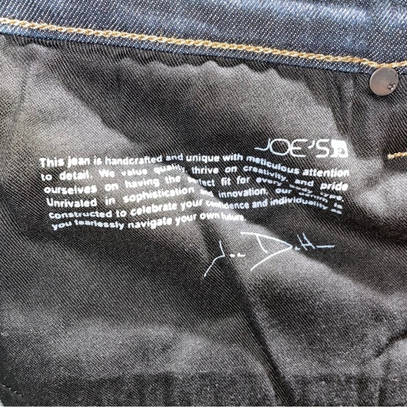 JOE'S JEANS MENS THE BRIXTON ELMER DARK BLUE STRAIGHT + NARROW SIZE 42 X 32 NWT - Picture 6 of 11